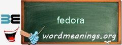 WordMeaning blackboard for fedora